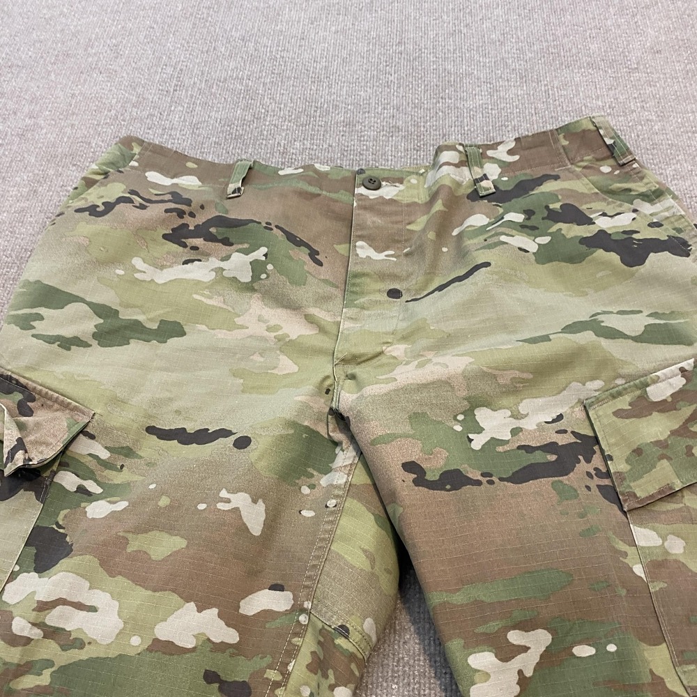 US Army Pants Mens XL Regular MultiCam Camo Ripstop Combat Cargo Trousers ACU - Picture 2 of 13
